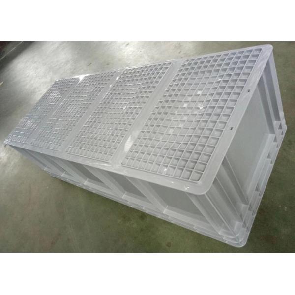 Motor Industry Bulk Volume Euro Stacking Containers 1000*400*290 mm Virgin Plastic Color Customized