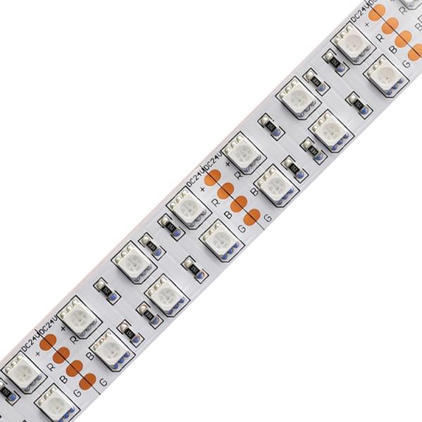 24V 5M 5050 RGB Strip Lights LED Waterproof Outdoor Ultra Bright Wifi Smart Addressable