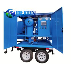 Quality Transformer Oil Purifier with Mobile Trailer and Weather-proof Canapy for Insulating Oil Filtration Maintenance for sale