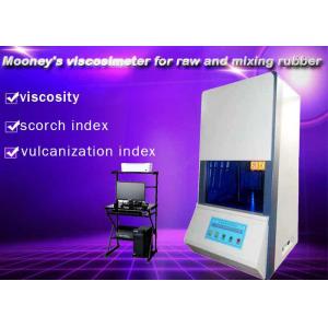 Quality Raw / Mixing Rubber Mooney Viscometer , Intelligent Temperature Control Viscosity Meter for sale