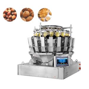 China Weighing And Packing System For Snacks/Puffed Food/Pet Food 1.6L/2.5L Hopper 20 Heads Multi-Head Weigher on sale