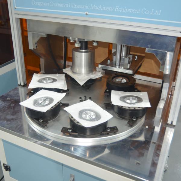 FFP3 Ultrasonic Medical Mask Machine Skype Blue Color 6kg/Cm2 Air Pressure