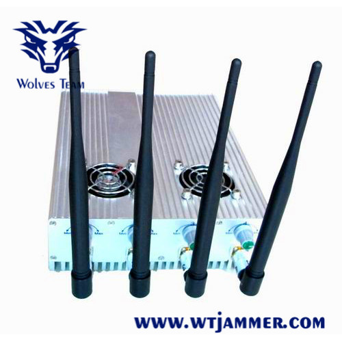 Quality Desktop DCS PCS 3G 25 Meters 4W Remote Control Jammer for sale