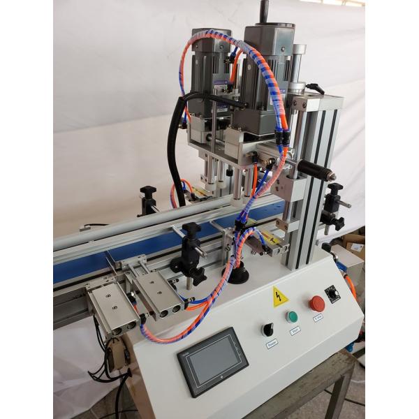 Pneumatic Tabletop Automatic Bottle Capping Machine For Plastic Bottle Jar