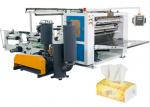 V - Fold 5 Line Facial Tissue Paper Folding Machine With Siemens PLC And HMI