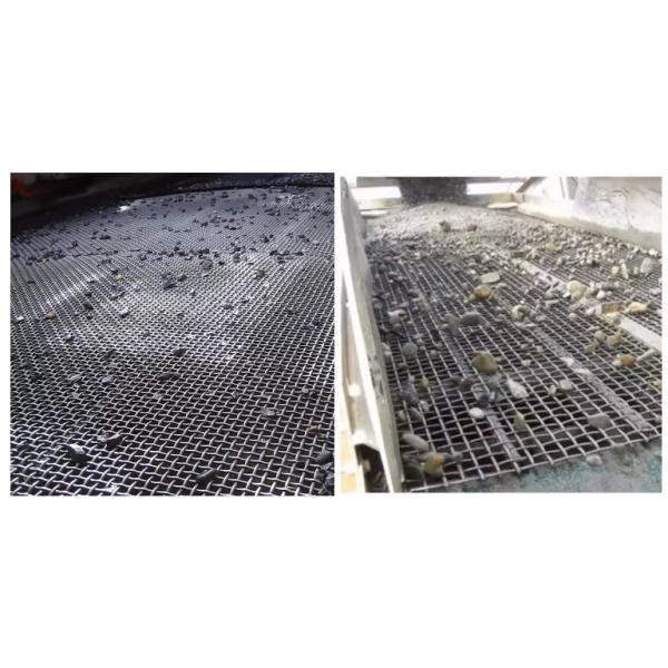 High Tensile Stainless Steel Slot Weaving Crimped Wire Mesh For Mining Sieve Screen Mesh