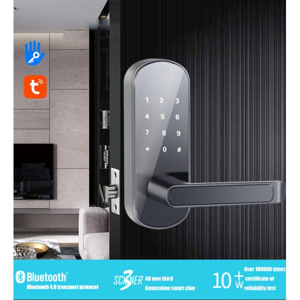 Home Smart Tuya App Wifi Digital Smart KeyPad Electronic Deadbolt Door Lock M7W unlocked by card ,code ,key and wifi app