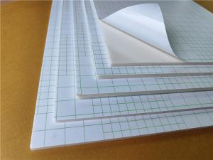 Quality Recyclable Self Adhesive Foam Board Smooth Surface  White Paper Foam Board for sale