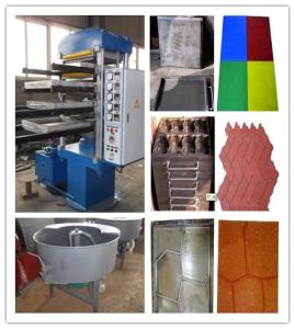 Quality Customized Push Pull 4 Layer Rubber Tile Making Machine for sale