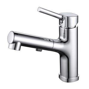 OEM ODM Bathroom Faucets With Pull Out Sprayer Rust Resistant Finish