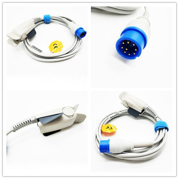 7 Pin Probe Monitor SPO2 Sensor High Performance Biolight A6 / A8 Series
