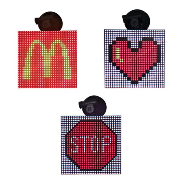 128*128 MM Buletooth Smart Car Emoji Led Sign Display