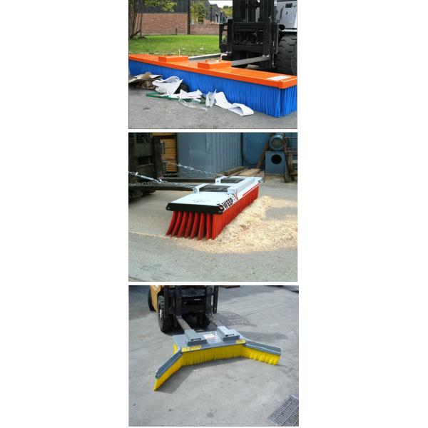 Practical Multiple Colour Nylon Forklift Sweeper Brush Attachment