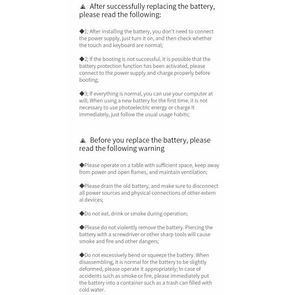 Factory OEM L14M4P72 Replacement Laptop Battery Pack in Stock for Lenovo Yoga 3 1470 and L14S4P72 Laptops