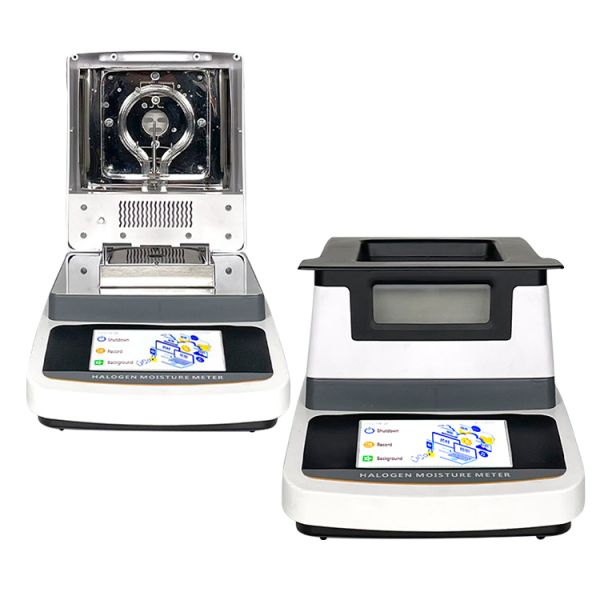 High Precision Halogen Moisture Analyzer For Food Chemical Grain Plastic Laboratory Equipment Fast Results 0.001g Accuracy