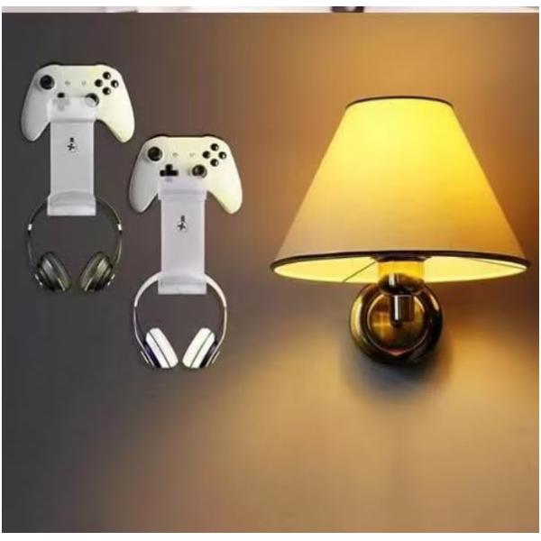 Clear Acrylic Game Controller And Headphone Holders Custom Size And Shape