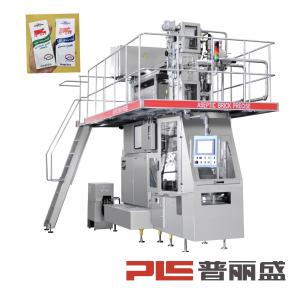Quality 16000 PPH 200ml Slim Aseptic Carton Filling Machine with Straw Applicator for Milk for sale