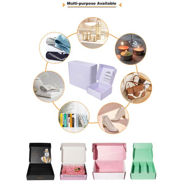 Kraft Garment Corrugated Cardboard Shipping Box For Clothes Express Collapsible