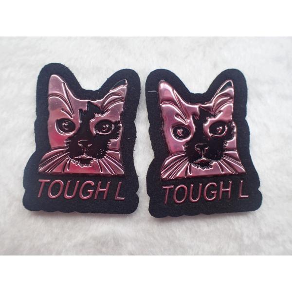 Personalized 3D Embossed Reflective TPU Voltage Label Clothing
