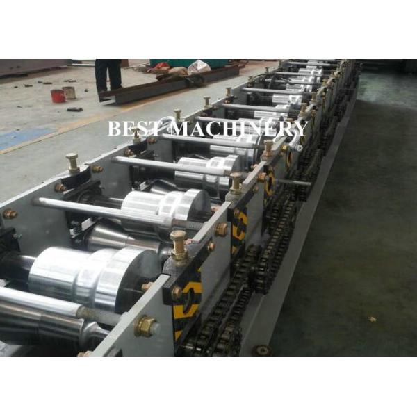 Metal Steel Gutter Profile Drain Pipe Roll Forming Machine Seaming Type