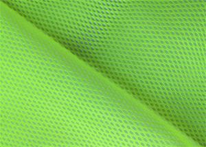 China Recycled Polyester Mesh Fluorescent Material Fabric For Traffic Police Uniform on sale