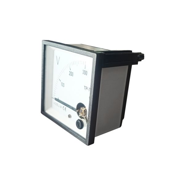 72x72mm Analog Panel Meter with ABS Case Material and CE Certification for Industrial Voltage Monitoring