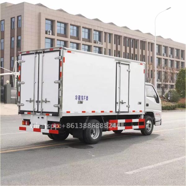 Best selling JMC 4*2 Single Row Van Refrigerator Truck Wagon