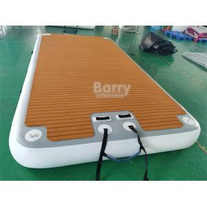 Quality Floating Jetski Docks Yacht Pontoon Inflatable Platform Inflatable Yacht Dock For Water for sale