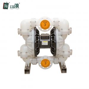 Quality 3 Inch Plastic Air Operated Diaphragm Pump For Dirty Water Chemical Flange Connection for sale