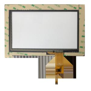 800x480 Tft Capacitive Touchscreen 7inch Coverglass 0.7mm I2C Interface