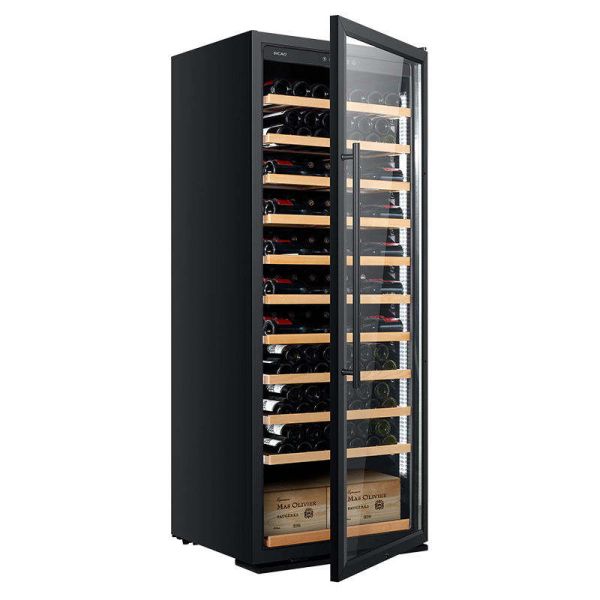 Freestanding Wine Cooler Cabinet with Digital Temperature Control and LED Lighting