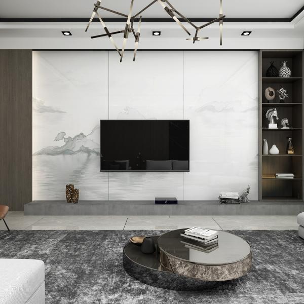 Sintered Stone Marble Slabs 1200x2400x6mm Full Body Polished Glazed Porcelain Slabs