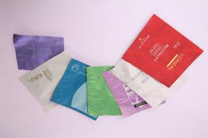 China PET / PE / AL / PE / CPP Laminated Colored Cosmetic Packaging Bag For Face Mask Bags on sale
