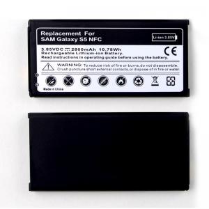 Quality S5 Samsung Phone Battery Replacement 100% Pure Cobalt 2800mAh Capacity 3.85v for sale