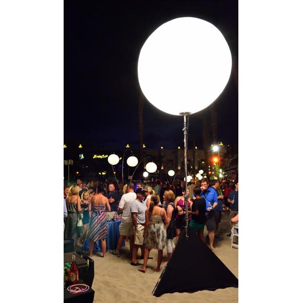 Special Moon Balloon Light 200w - 600w Printing Exhibit Branding Illumination 1.5m / 2m