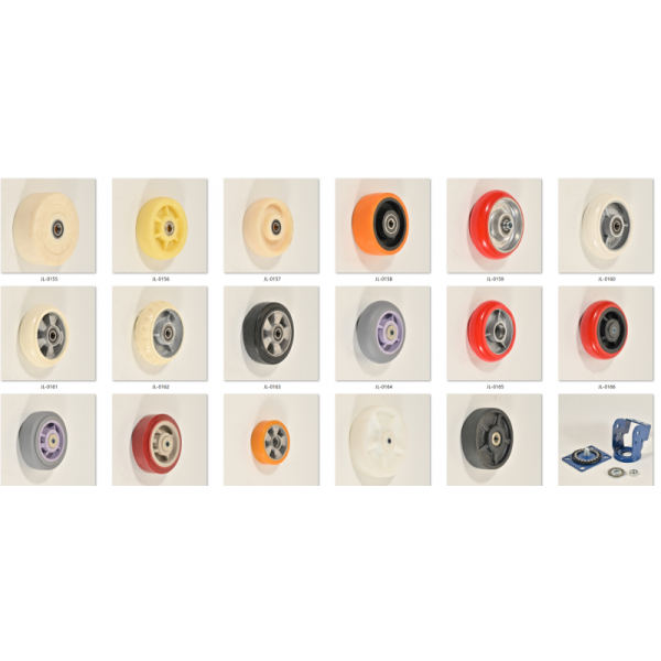 Loading Trolley Wheels Heat Resistant Caster Wheels 150–250°C Lockable Rigid Swivel Production Lines
