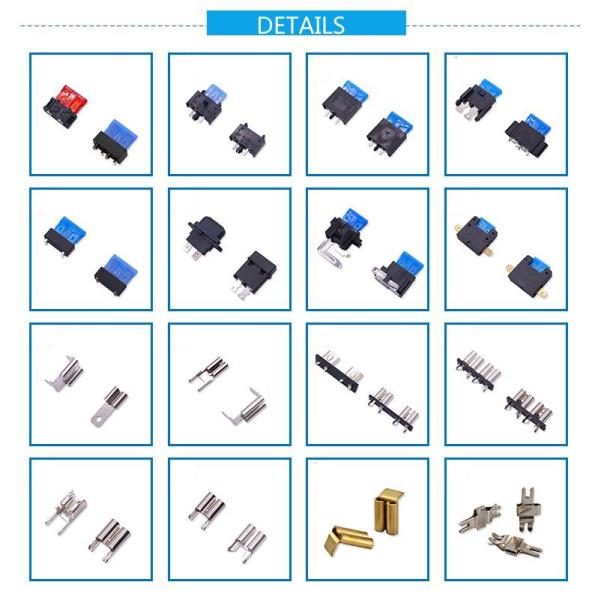 3AG Heavy Duty JEF 511 Glass Fuse Clips 25A 250V Automotive Fuse Box Clips