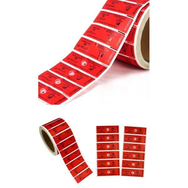 Custom Iron Powder Magnetic Labels Security Seals for Gas Meters and Smart Devices