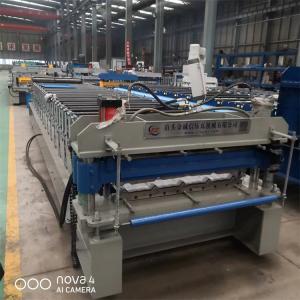 Quality PPGL Roof Panel Roll Forming Machine 15m/Min Roof Tile Forming Machine for sale