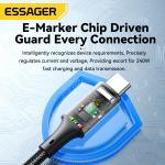 Quick Charge USB C To C Cord 240W With Tinned Copper Conductor