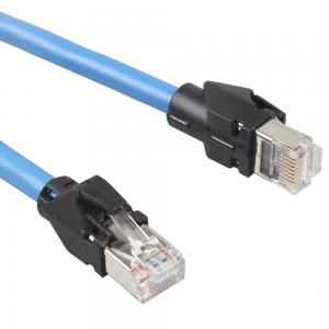 Quality Cat6a S/FTP Ethernet Cable 6 Feet  RJ45 Network Cord Patch Industrial Drag Chain Network Cable for sale