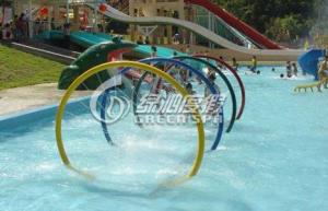 Quality Arch Doors Water Spray Colorful Aqua Park Equipment for water amusement park or water pool for sale