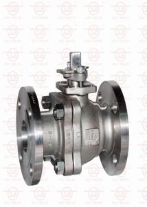 Quality 2 Piece Reduced Bore Ball Valve Anti - Blow Out Stem In Water Oil Gas for sale