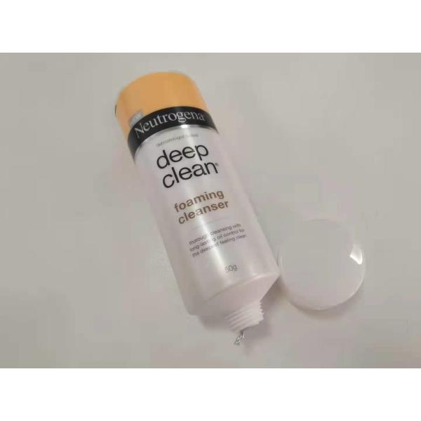 Matte Coating Apt Round Dia 40*101.6mm Cosmetic Packaging Tube For Facial Cleansing