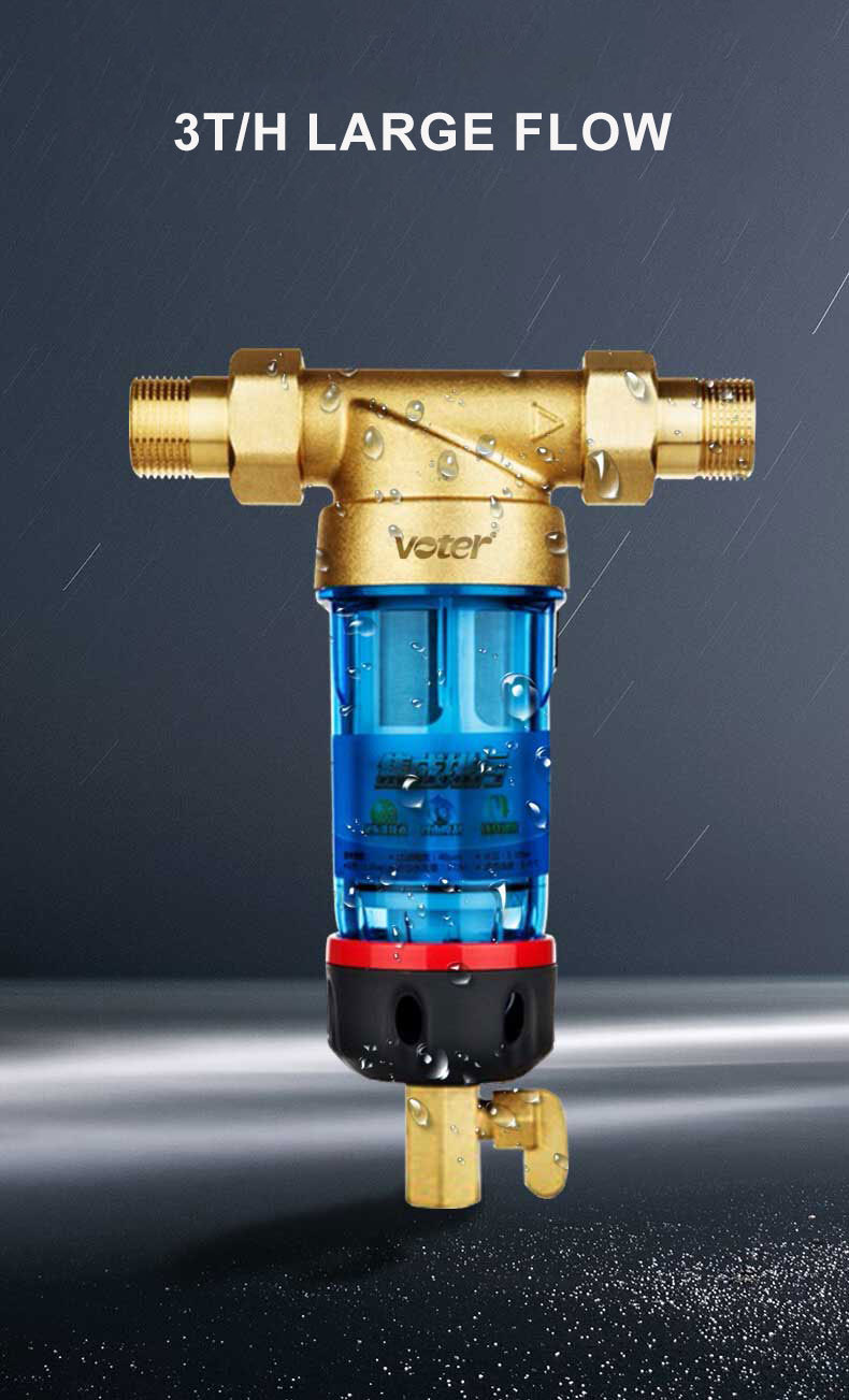 Pre-filtration Backwash Household Water Purification 3T/H