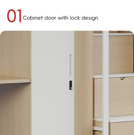 Large Storage Space Student Apartment Bed