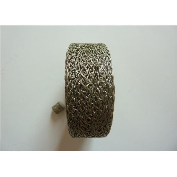 Dia 40*20mm Cylinder Knitted Wire Exhaust Mesh Gasket Support Rings Alkali Resistant