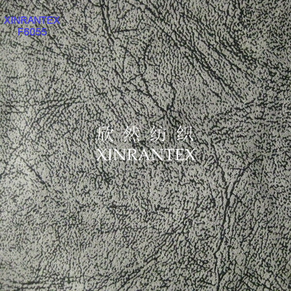F6053 micro fibre suede fabric multiccolor foil quilting finihsing for fake leather cloth