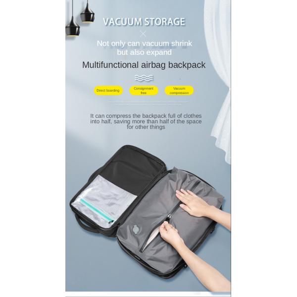 Multifunctional Airbag Men Business Backpack 600D Oxford Waterproof Backpack