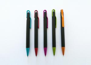 Quality Black Color Plastic Ball Pen with customized printing Logo for promotion(P1048) for sale
